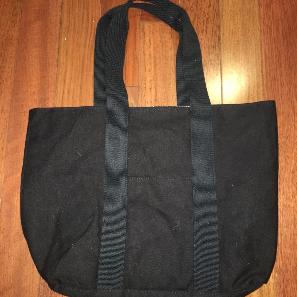 Black Bloomingdales cotton tote