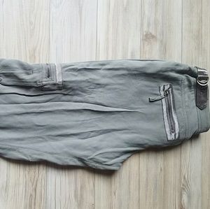 BeBe Silk Cargo Pants Size 6