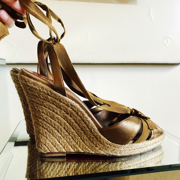Christian Louboutin Isa Espadrilles 120mm Size 39