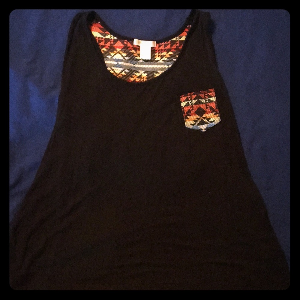 Tribal print tank top