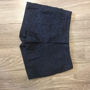 Navy Lace Shorts Navy Lace Shorts