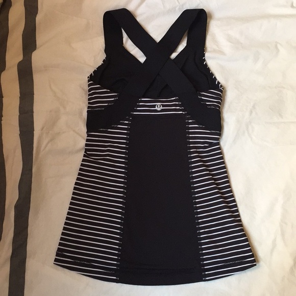 SOLD | Lululemon Push Your Limits Striped Tank - Picture 4 of 7