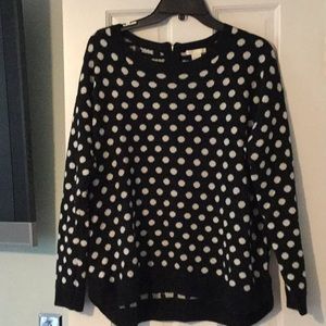 Polka dot sweater