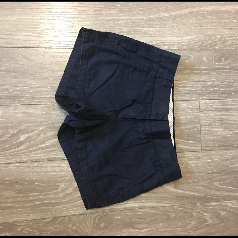 J Crew Navy Chino Shorts