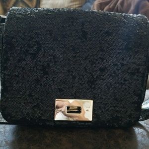 Kate spade black sequin purse