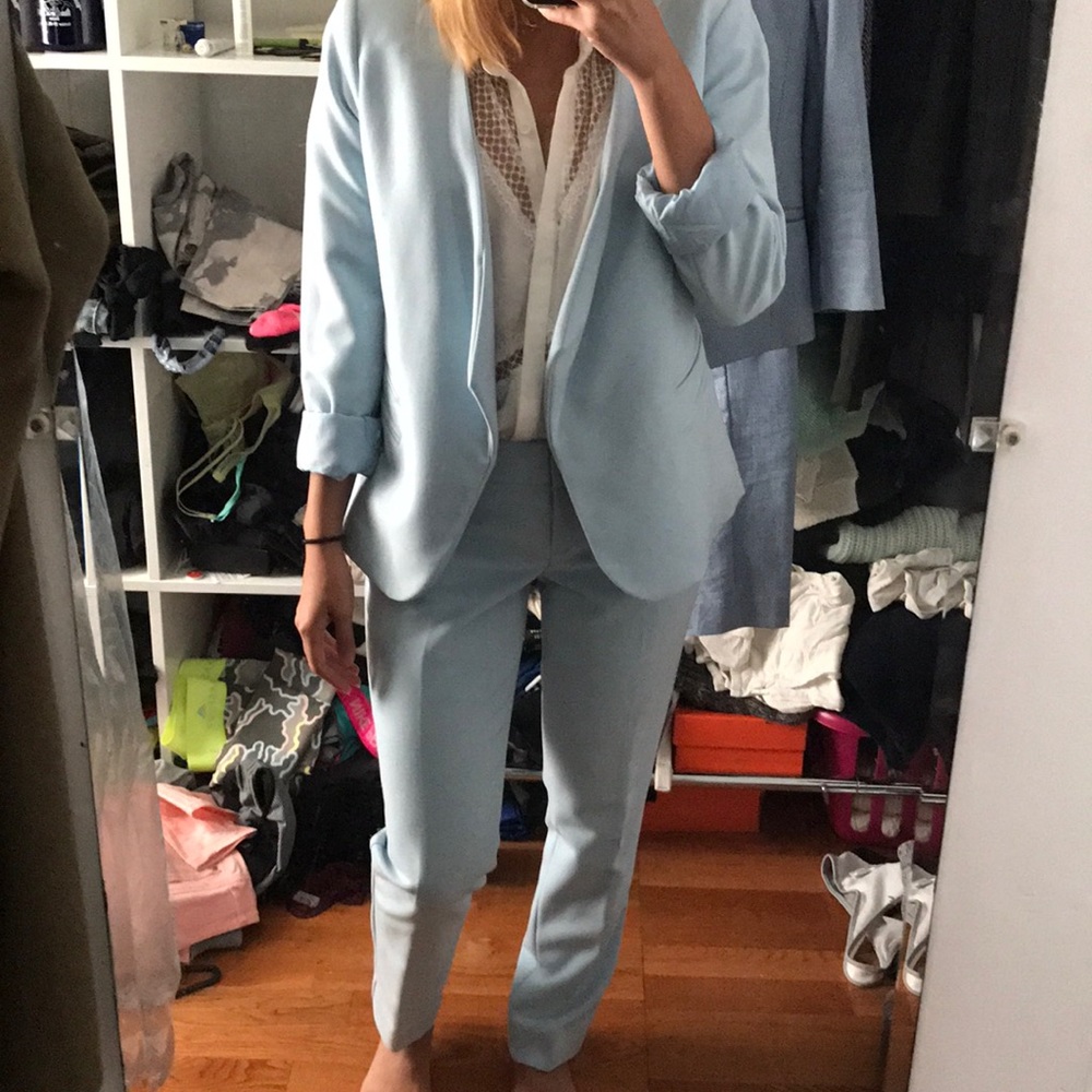 The Limited Baby Blue Suit