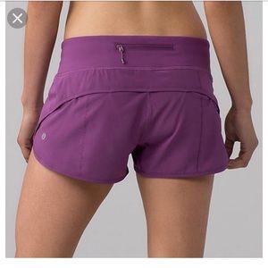 Lululemon speed shorts
