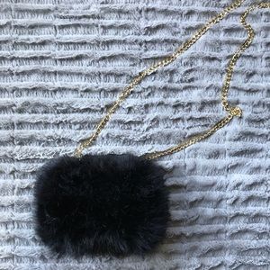 Zara Faux Fur Purse