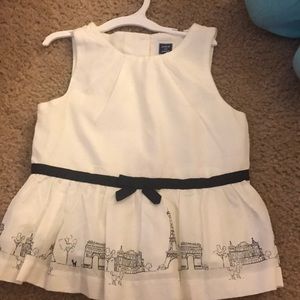 Janie and Jack white top