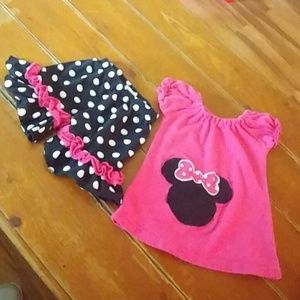 Minnie mouse boutique outfit