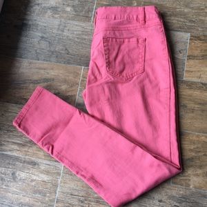 Salmon Skinny Jeans