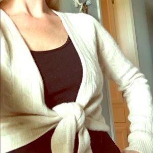 Cashmere cable sweater
