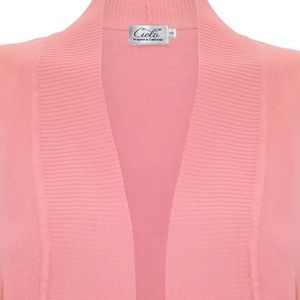💖NEW WITH TAGS💖CIELO Jeans Cardigan. Peach/Pink.