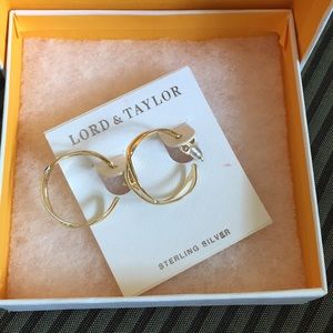 Sterling silver earrings from lord & taylor.