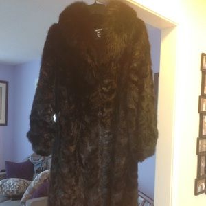 Black Mink Fur Coat