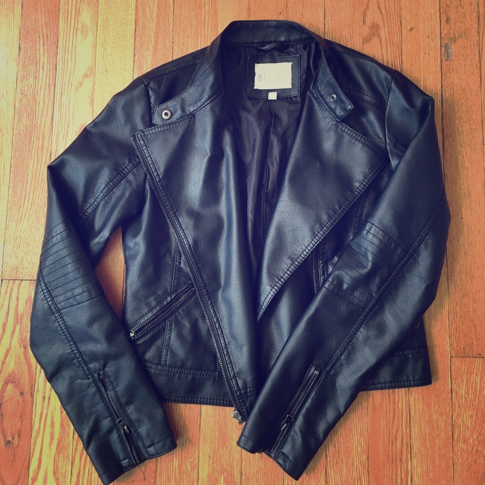 Delia's Black Moto Jacket
