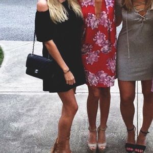 Black off-the-shoulder Dress