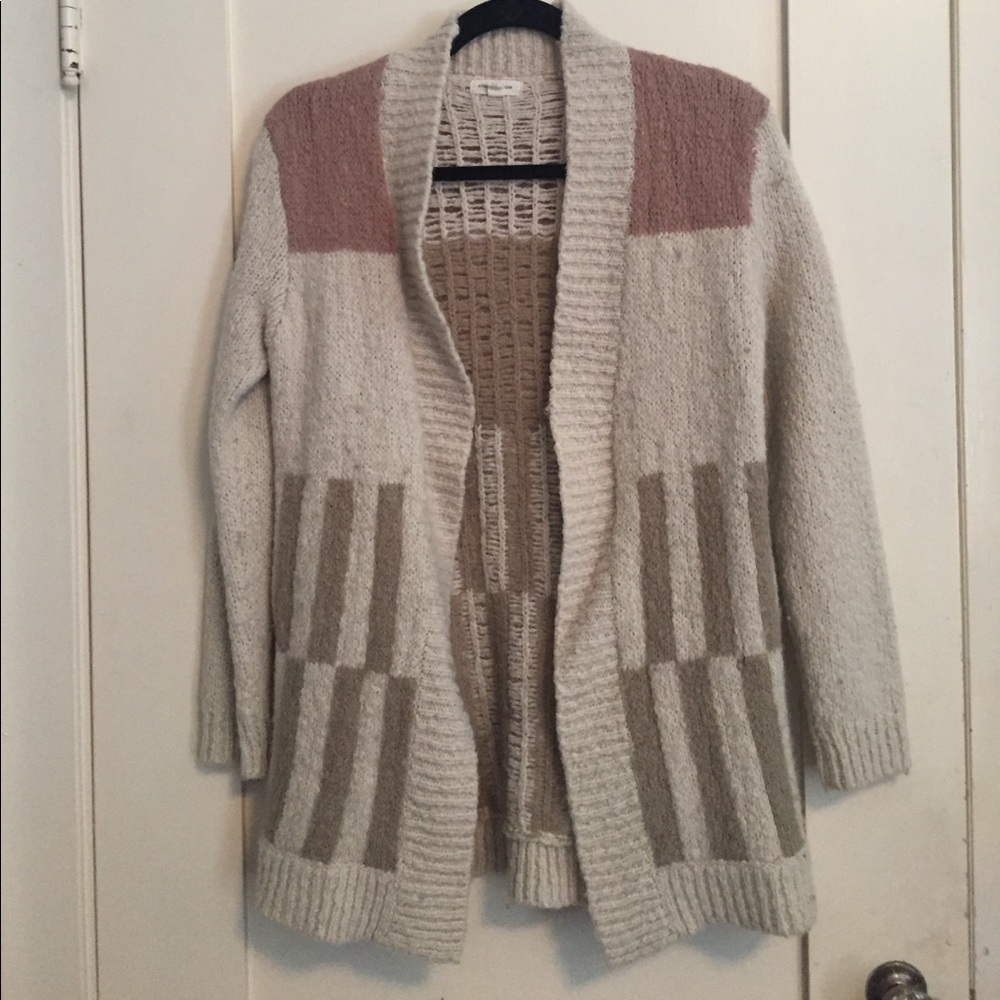 Silence and noise color block cardigan
