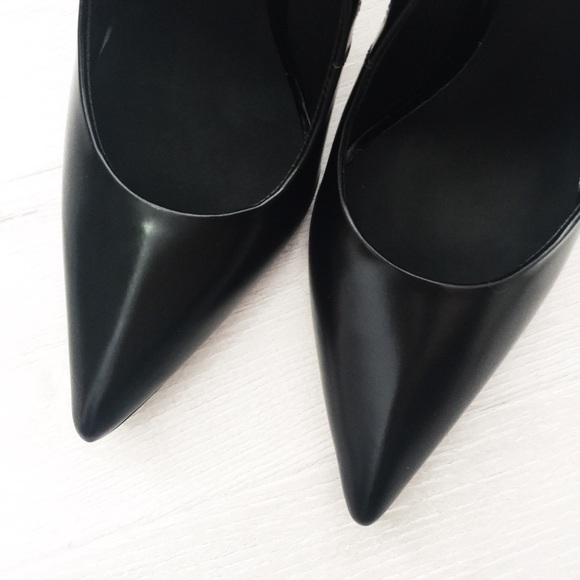 Alexander Wang Black Leather Heels Pumps - Picture 3 of 8