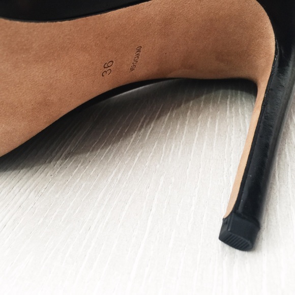 Alexander Wang Black Leather Heels Pumps - Picture 6 of 8