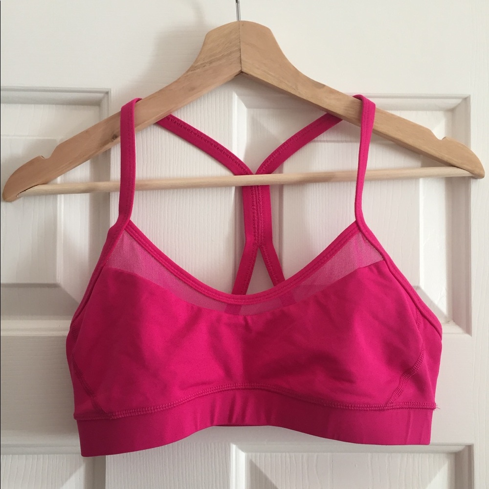 Pink Lululemon Sports Bra