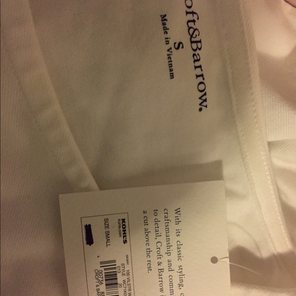 Croft&barrow striped 3/4 sleeve shirt - Picture 4 of 4