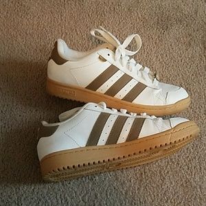 Brown white Adidas
