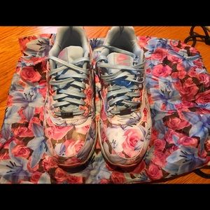 Nike Air Max 90 City Pairs Floral Blue Pink 6