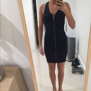 Forever21 BodyCon Dress Dark Blue Size S