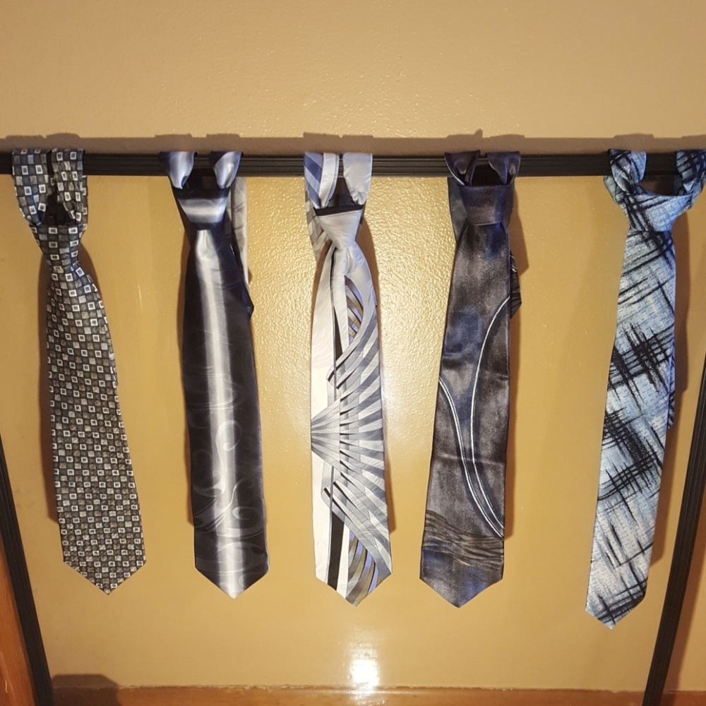 5-Pack Men's Ties - 100% Silk