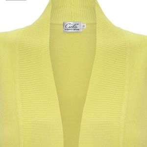 💖NEW WITH TAGS💖 Cielo Cardigan in Lemon. XL