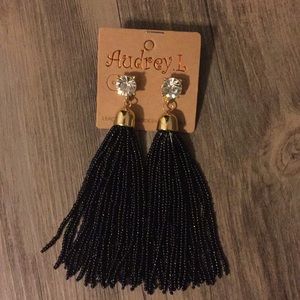 Beaded Fringe Earrings