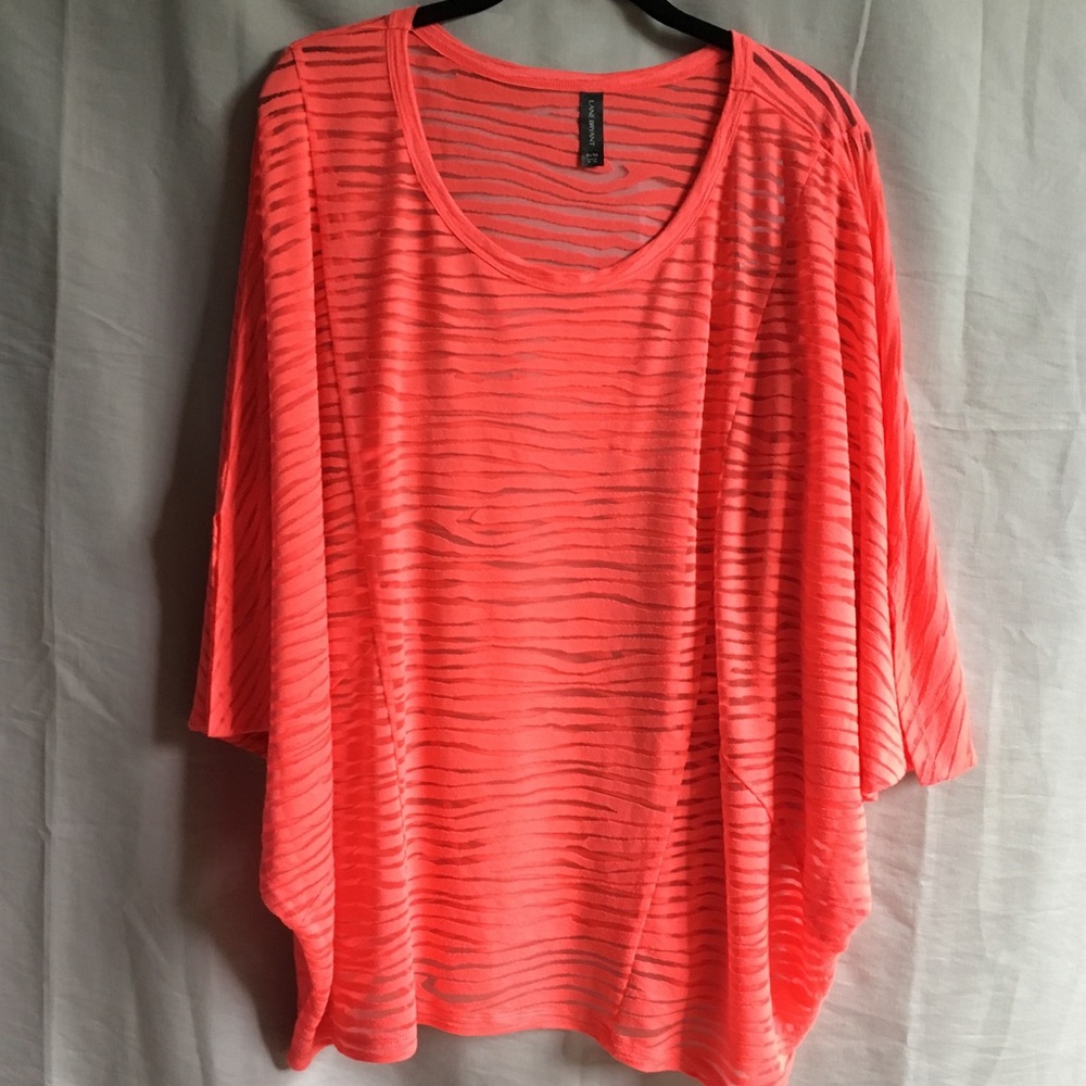 NWT Lane Bryant Burnout Tee