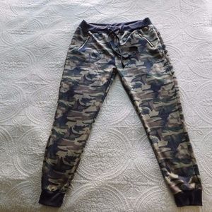 Green Camo Joggers - NWT