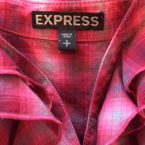 EXPRESS Button Blouse | S - Picture 2 of 3