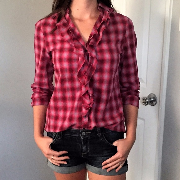 EXPRESS Button Blouse | S - Picture 1 of 3