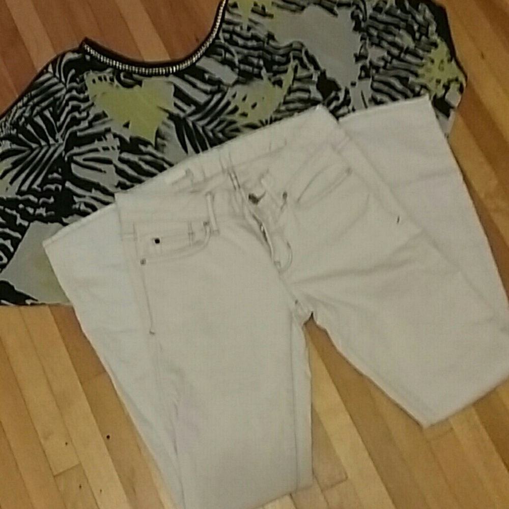 Light blue jeans
