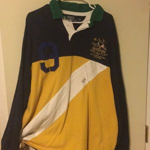Polo Yacht Club Yellow/Navy longsleeve