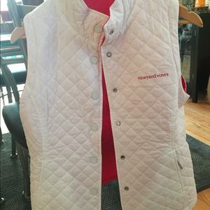 Vineyard vines women's small reversible vest NWT