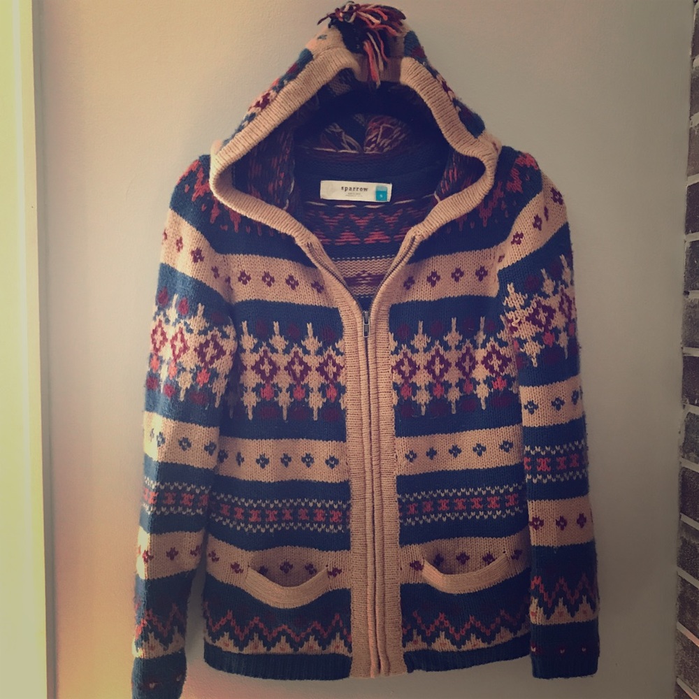 Anthropologie Sparrow Fair Isle sweater