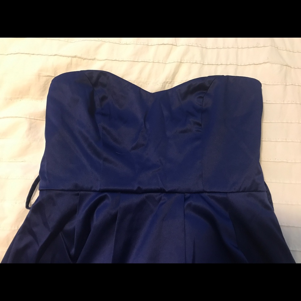 Strapless Navy Blue dress