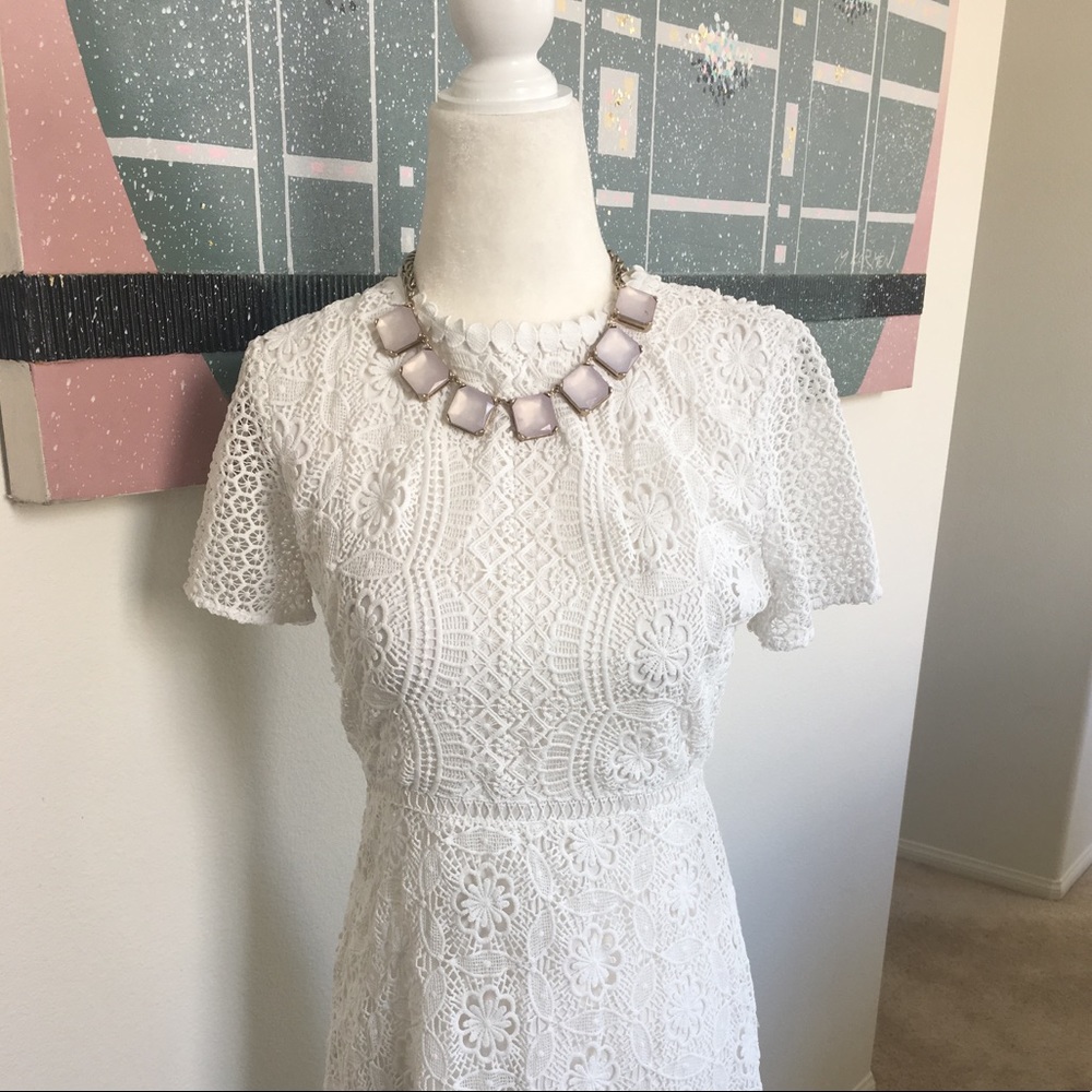 Loft white lace