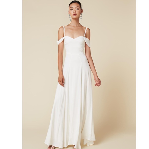 Reformation poppy dress ivory Clearance