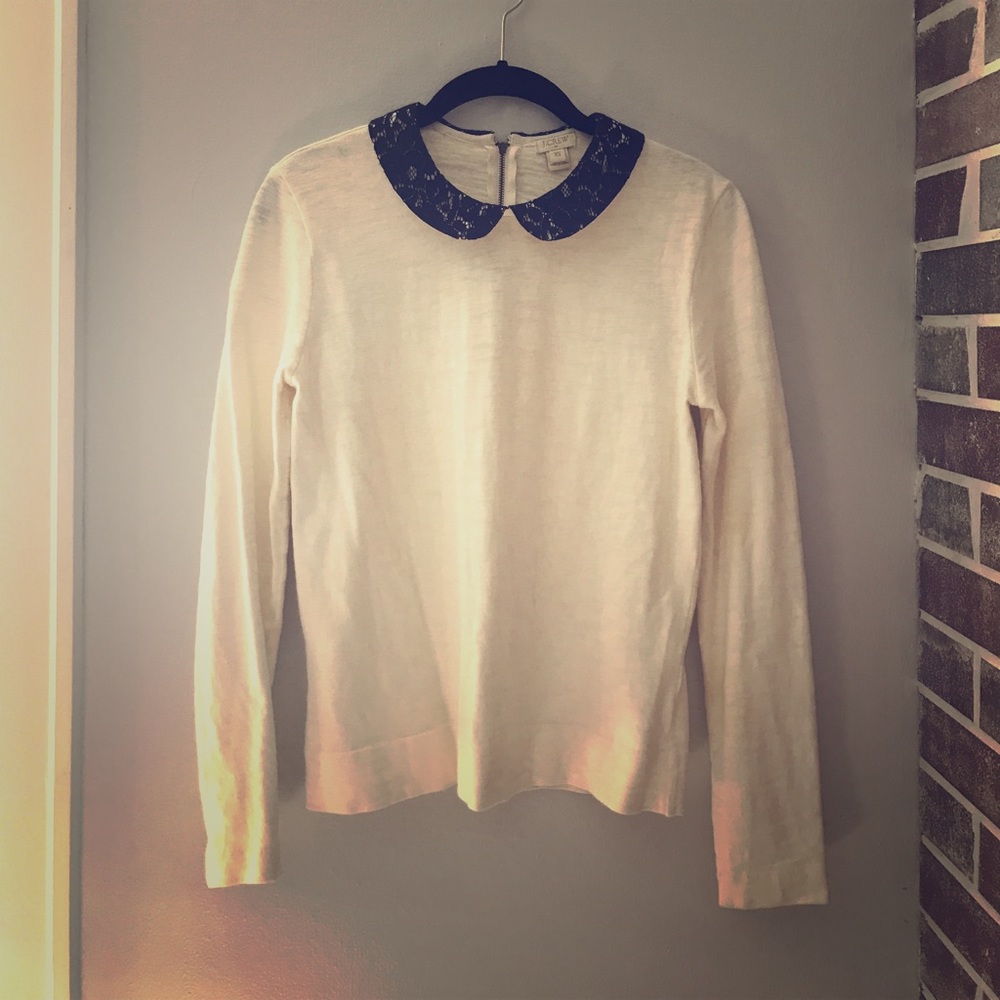 J. Crew Peter Pan collar shirt