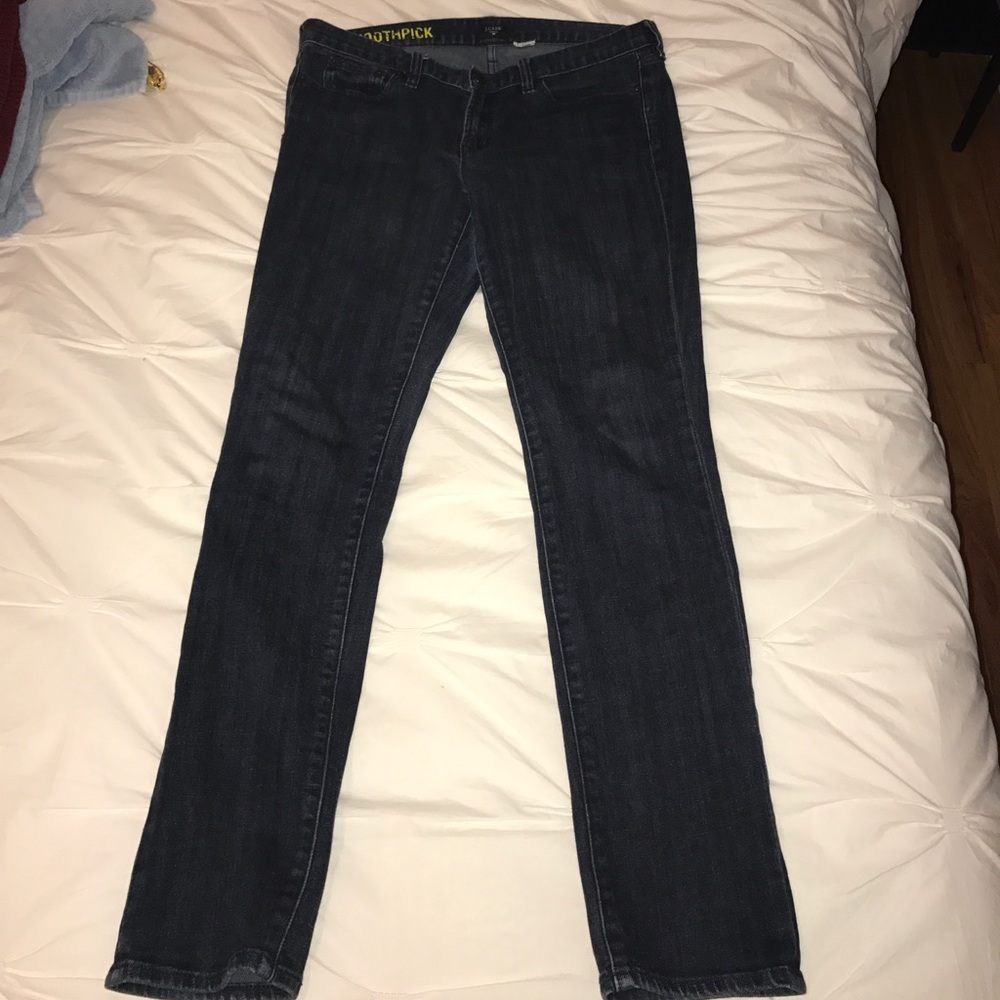 J crew toothpick jeans size 32