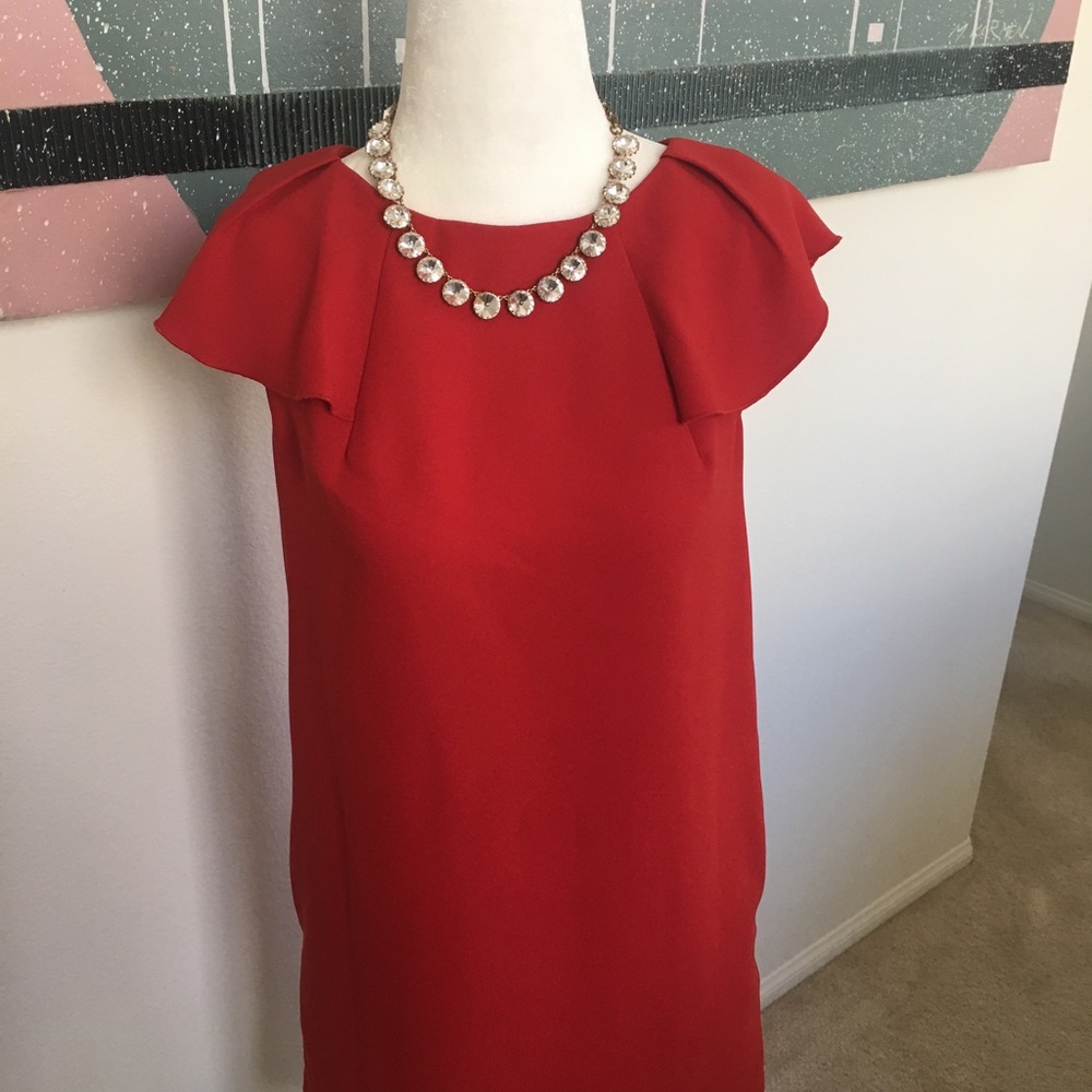 Banana Republic Red Shift dress
