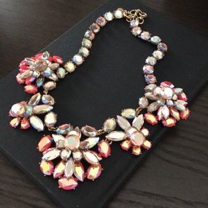 ✨Brand New J.Crew Jeweled Flower Necklace✨
