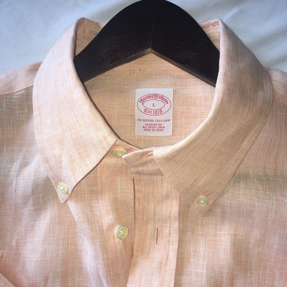 Brooks Brothers 100% Irish Linen Shirt