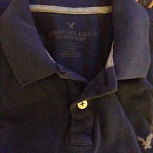American Eagle 🦅 navy colored polo shirt