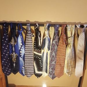 10-Pack Men's Ties 100% Silk